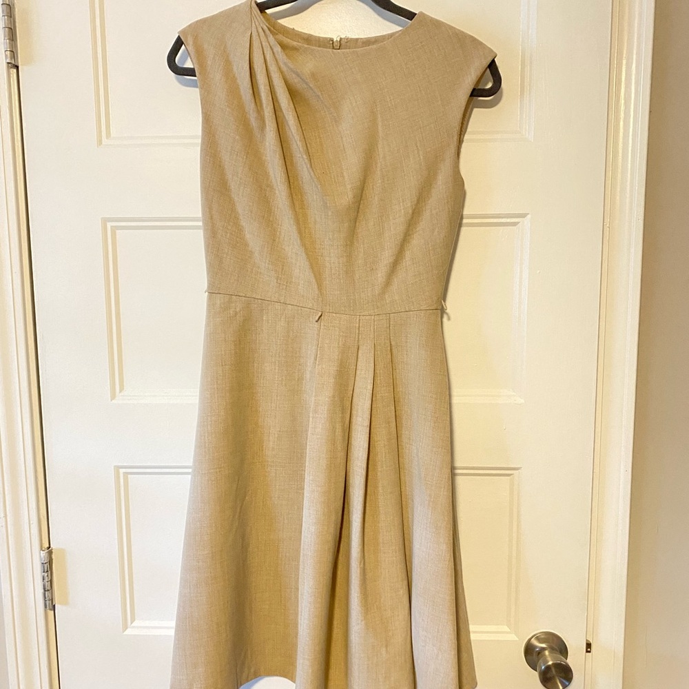 Khaki Calvin Klein dress